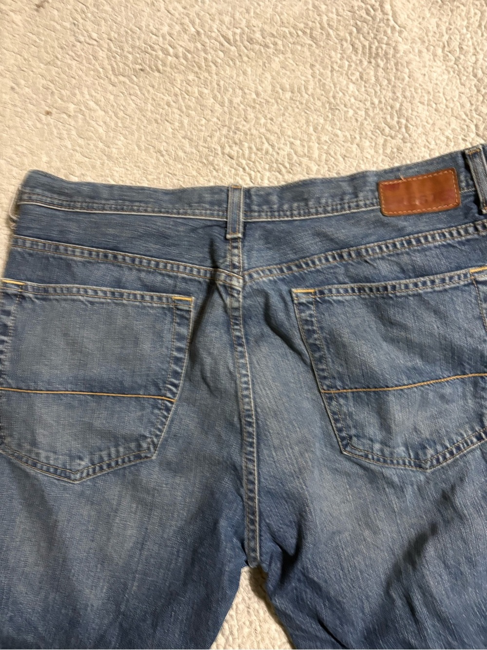 BKE Men’s Dark Blue Straight Jeans